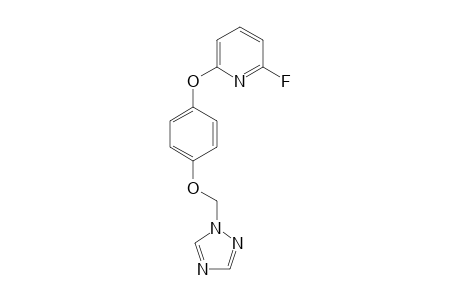 Pyridine, 2-fluoro-6-[4-(1H-1,2,4-triazol-1-ylmethoxy)phenoxy]-