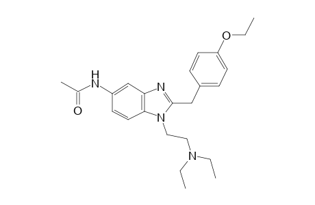 N-[1-[2-(Diethylamino)ethyl]-2-(4-ethoxybenzyl)-1H-benzimidazol-5-yl]acetamide