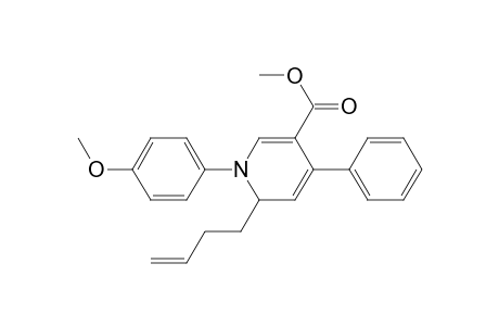 Methyl 6-(But-3-en-1-yl)-1-(4-methoxyphenyl)-4-phenyl-1,6-dihydropyridine-3-carboxylate