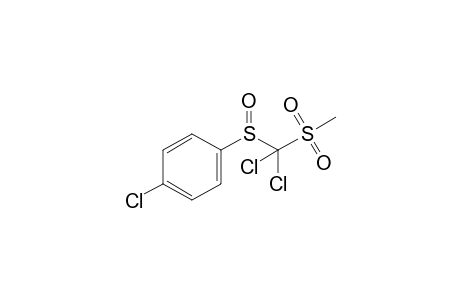 [(p-chlorophenyl)sulfinyl]dichloro(methylsulfonyl)methane