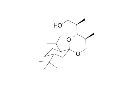3'-tert-Butyl-6'-isopropyl-6-(2-hydroxyprop-2-yl)-5-methylspiro[dioxalane-2,1'-cyclohexane]