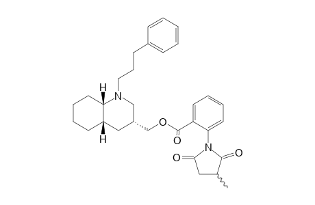 2-(3-Methyl-2,5-dioxo-pyrrolidin-1-yl)-benzoic acid (3R,4aS,8aS)-1-(3-phenyl-propyl)-decahydro-quinolin-3-ylmethyl ester