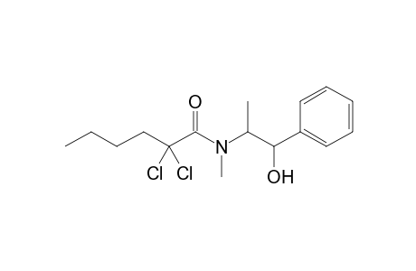 N-(2'-Hydroxy-1'-methyl-2'-phenylethyl)-N-methyl-2,2-dichlorohexanamide
