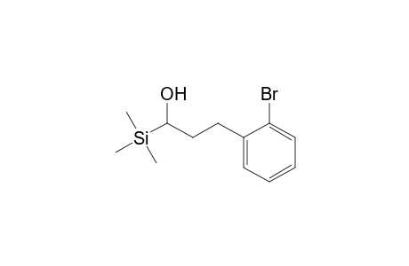 3-(2-bromophenyl)-1-trimethylsilyl-propan-1-ol