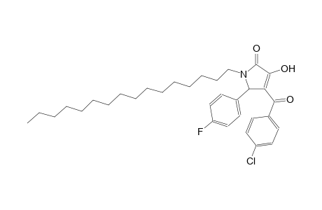 4-(4-chlorobenzoyl)-5-(4-fluorophenyl)-1-hexadecyl-3-hydroxy-1,5-dihydro-2H-pyrrol-2-one
