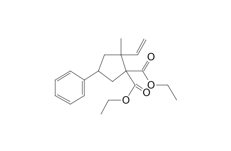 1,1-Cyclopentanedicarboxylic acid, 2-ethenyl-2-methyl-4-phenyl-, diethyl ester