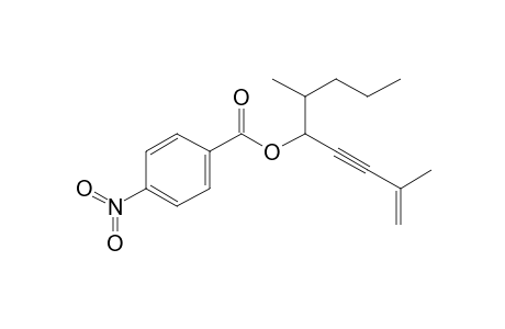 4-Nitrobenzoic acid, 2,6-dimethylnon-1-en-3-yn-5-yl ester