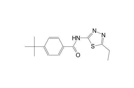 4-tert-butyl-N-(5-ethyl-1,3,4-thiadiazol-2-yl)benzamide
