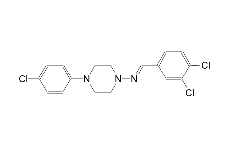 4-(4-chlorophenyl)-N-[(E)-(3,4-dichlorophenyl)methylidene]-1-piperazinamine