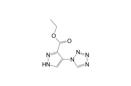 1-(3(5)-Ethoxycarbonyl-1H-pyrazol-4-yl)-1H-tetrazole