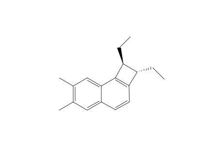 Trans-1,2-diethyl-6,7-dimethyl-1,2-dihydrocyclobuta[a]naphthalene