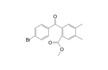 Methyl 2-(4-bromobenzoyl)-4,5-dimethylbenzoate