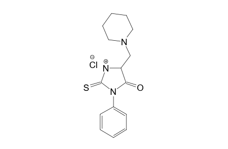 3-PHENYL-5-(PIPERIDIN-1-YLMETHYL)-2-THIOHYDANTOIN-HYDROCHLORIDE