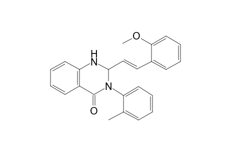 2-[(E)-2-(2-methoxyphenyl)ethenyl]-3-(2-methylphenyl)-1,2-dihydroquinazolin-4-one