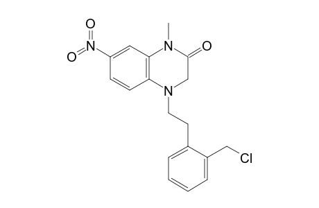 4-[2-[2-(chloromethyl)phenyl]ethyl]-1-methyl-7-nitro-3H-quinoxalin-2-one
