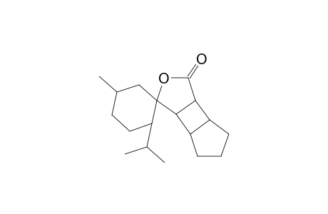 Spiro[4-oxatricyclo[5.3.0.0(2,6)]decan-3-one-5,2'-cyclohexane], 1'-isopropyl-4'-methyl-