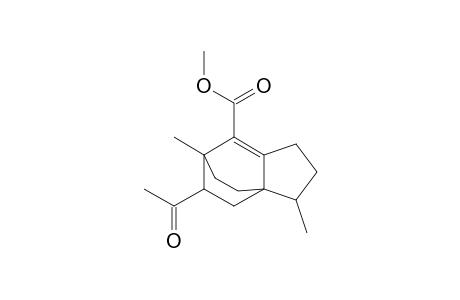 Methyl endo-8-acetyl-2,7-dimethyltricyclo[5.2.2.0(1,5)]undec-5-ene-6-carboxylate