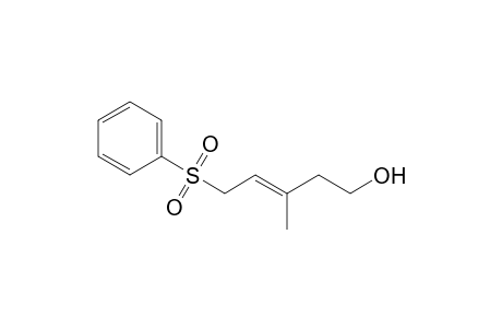 (E)-3-Methyl-5-hydroxy-2-pentenyl phenyl sulfone