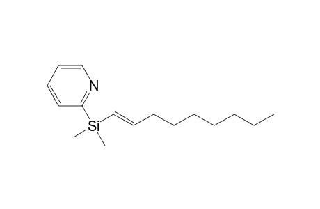 Pyridine, 2-(dimethyl-1-nonenylsilyl)-, (E)-