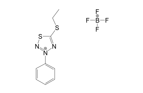 3-PHENYL-5-ETHYLTHIO-1,2,3,4-THAITRIAZOLIUM_TETRAFLUOROBORATE