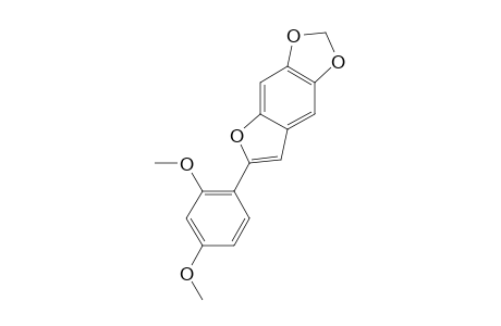 2-(2',4'-DIMETHOXYPHENYL)-5,6-METHYLENE-DIOXY-BENZOFURAN