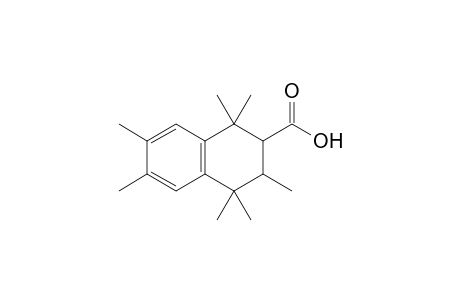 (2RS,3RS)-1,2,3,4-Tetrahydro-1,1,3,4,4,6,7-heptamethylnaphthalene-2-carboxylic acid
