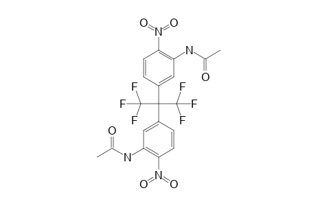 2,2-BIS-(3-ACETAMINO-4-NITROPHENYL)-PERFLUOROPROPANE
