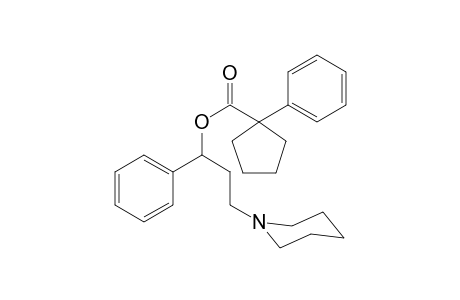 (1-phenyl-3-piperidin-1-yl-propyl) 1-phenylcyclopentane-1-carboxylate