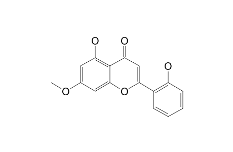 ECHIOIDININ;5,2'-DIHYDROXY-7-METHOXYFLAVONE