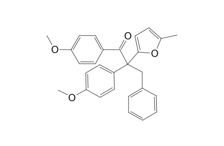 1,2-Bis(4-methoxyphenyl)-2-(5-methylfuran-2-yl)-3-phenylpropan-1-one
