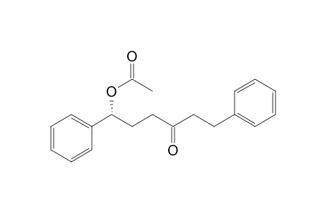 (1R)-6-Acetoxy-1,6-diphenylhexan-3-one