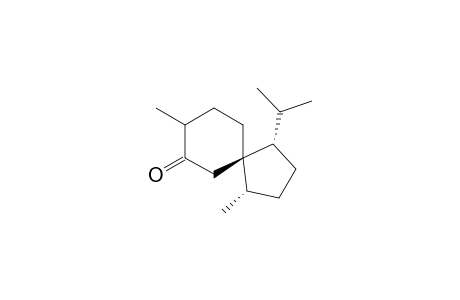 (1S,4S,5R)-1,8-dimethyl-4-propan-2-yl-9-spiro[4.5]decanone