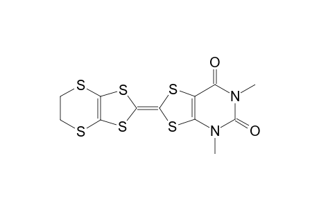 2-(5,6-dihydro-[1,3]dithiolo[4,5-b][1,4]dithiin-2-ylidene)-4,6-dimethyl-[1,3]dithiolo[4,5-d]pyrimidine-5,7-dione