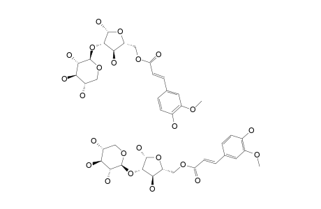 2-O-BETA-D-XYLOPYRANOSYL-(5-O-FERULOYL)-ALPHA-L-ARABINOFURANOSIDE