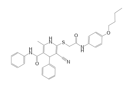 3-pyridinecarboxamide, 6-[[2-[(4-butoxyphenyl)amino]-2-oxoethyl]thio]-5-cyano-1,4-dihydro-2-methyl-N,4-diphenyl-