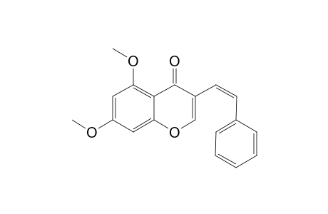 (Z)-5,7-Dimethoxy-3-styrylchromone