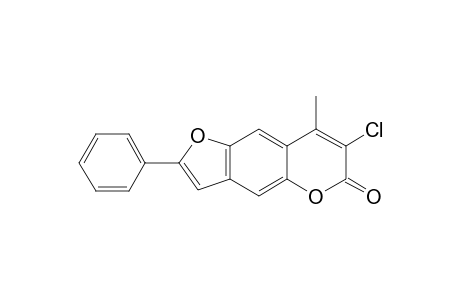 2-phenyl-3-chloro-4-methylfurocoumarin