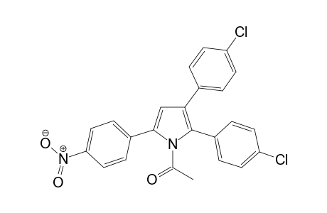 1-{2,3-Bis(4-chlorophenyl)-5-(4-nitrophenyl)-1H-pyrrol-1-yl}ethanone