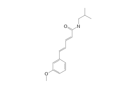 (2E,4E)-N-ISOBUTYL-5-(3-METHOXYPHENYL)-PENTA-2,4-DIENAMIDE