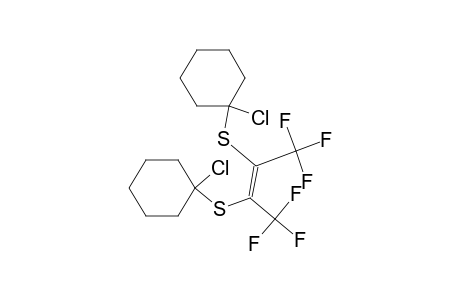 2,3-bis(Chlorocyclohexylthio)-1,1,1,4,4,4-hexafluoro-2-butene