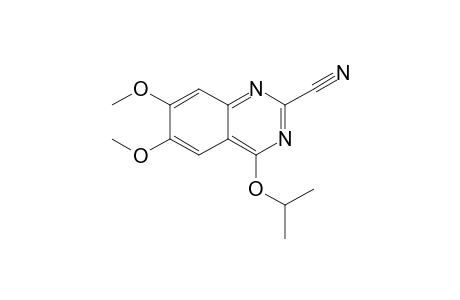 6,7-Dimethoxy-4-propan-2-yloxy-2-quinazolinecarbonitrile