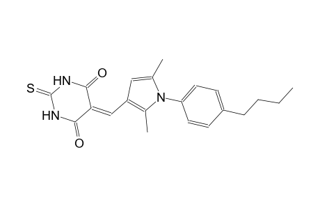 5-{[1-(4-butylphenyl)-2,5-dimethyl-1H-pyrrol-3-yl]methylene}-2-thioxodihydro-4,6(1H,5H)-pyrimidinedione