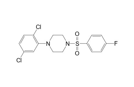 1-(2,5-Dichlorophenyl)-4-[(4-fluorophenyl)sulfonyl]piperazine