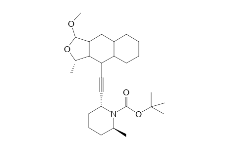 5-Methyl-2-methoxy-2,5-dihydro-1'-{[N-(butoxycarbonyl)-6''-methylpiperidin-2''-yl]ethynyl}naphthaleno[2,3-c]furan - isomer