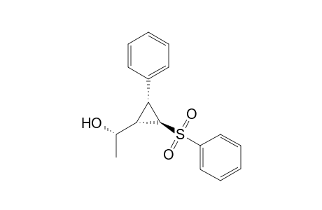 (1R*,2S*,3S*,1'S*) 1-(1-Hydroxyethyl)-2-(phenyl sulfonyl)-3-phenyl cyclopropane