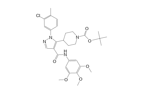 1-piperidinecarboxylic acid, 4-[1-(3-chloro-4-methylphenyl)-4-[[(3,4,5-trimethoxyphenyl)amino]carbonyl]-1H-pyrazol-5-yl]-, 1,1-dimethylethyl ester