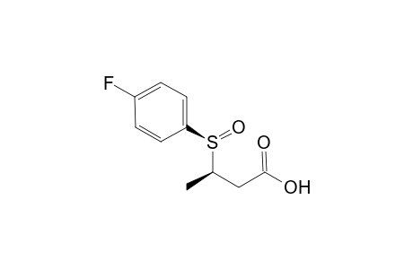 (R,S)-3-(4-Fluorophenylsulfinyl)butanoic acid isomer