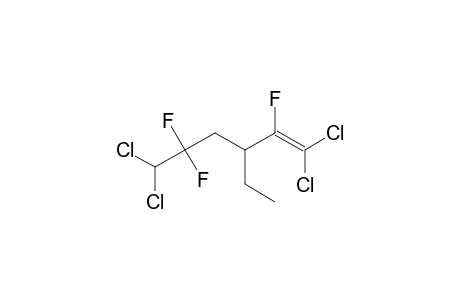 1,1,6,6-tetrachloro-3-ethyl-2,5,5-trifluorohex-1-ene