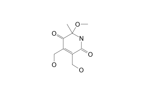3,4-BIS-HYDROXYMETHYL-6-METHOXY-6-METHYL-1,6-DIHYDROPYRIDINE-2,5-DIONE