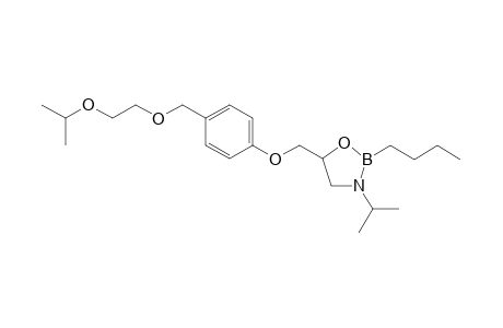 2-butyl-5-((4-((2-isopropoxyethoxy)methyl)phenoxy)methyl)-3-isopropyl-1,3,2-oxazaborolidine